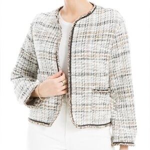 MAKE AN OFFER - MAX STUDIO Tweed Jacket
